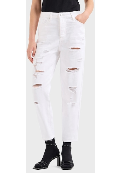 Armani Exchange Kadın Kot Pantolon 3dyj51 Y1hrz 1100 Beyaz
