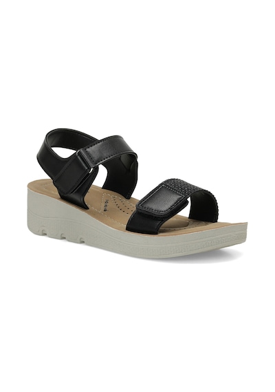 Polaris 409105.z Siyah Kadın Comfort Sandalet 409105.z6fx 000000000102252287 Polaris 409105.z Siyah Kadın Comfort Sandalet 409105.z6fx 000000000102252287
