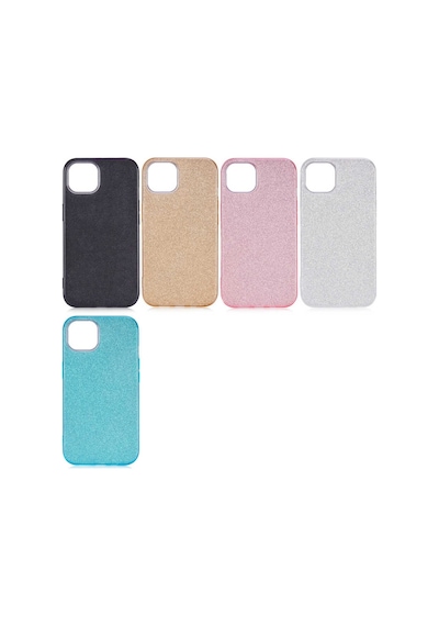 Apple Uyumlu iPhone 13 Mini Kılıf Simli Parlak Shining Kapak