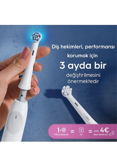 Oral-b İo Gentle Care Beyaz Diş Fırçası Yedek Başlığı 4 Adet