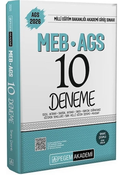 Pegem 2026 Meb-ags Tüm Dersler 10 Deneme Çözümlü Pegem Akademi Ya