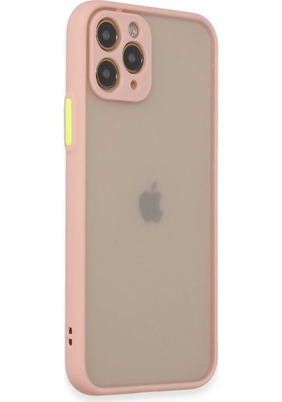 Mey İthalat Apple Uyumlu iPhone 11 Pro Kılıf Montreal Silikon Kapak - Pembe