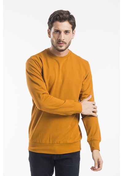 Erkek Bisiklet Yaka Regular Fit Sweatshirt Spr 20k30 001