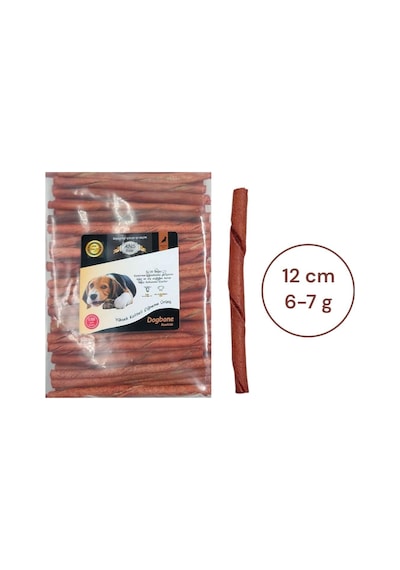 Naturel Burgu Köpek Kemiği 12 Cm 6-7 Gr %100 Doğal, Diş Temizleyici Ve Çiğneme Desteği 160 Adet