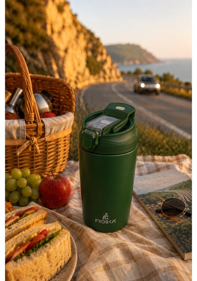 Emilahome Nova Termos Kahve Bardağı 350ml Haki - 865476220 Haki