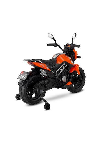 447 Motocross Akülü Motorsiklet 12v Turuncu
