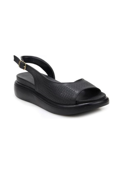 Papuçcity Comfortly 03531 Kadın Günlük Sandalet Sıyah
