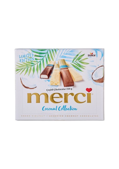 Merci Hindistan Cevizli Çeşitli Çikolatalar 250 G - 8 Adet Tarı