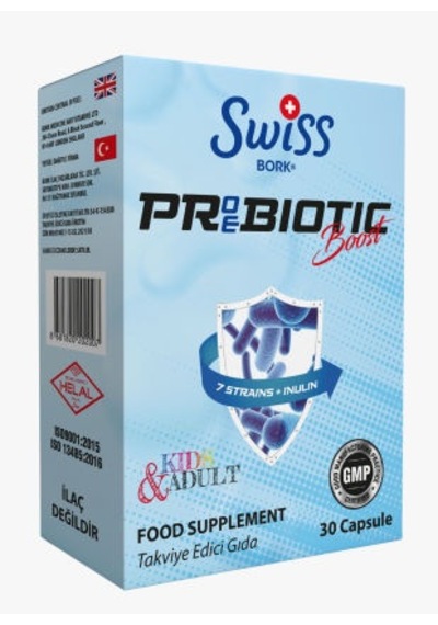 Swiss Bork Probiotik Boost 30 Kapsül