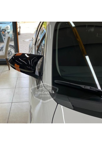 ŞüsCarOto Toyota Corolla Uyumlu 2018 Sonrası E210 Batman Yarasa Ayna Kapağı Piano Black ABS Plastik (00)