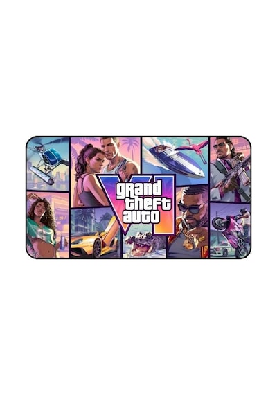 Azemax 3mm 70x30 Oyuncu Mouse Pad Gta Desenli Speed Yüzey