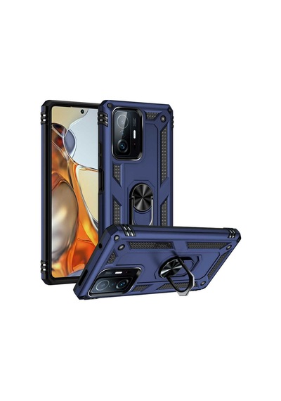 Xiaomi Mi 11T Pro 5G Kilif Yüzüklü Standli Manyetikli Armor Zirh 527010151