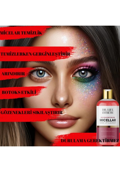Dr. Life Esthetic Red Dragon S Blood Micellar Makyaj Temizleme Suyu 400 ML