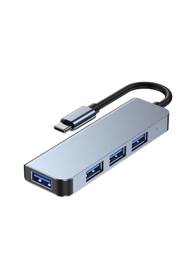 Type-C 4 Port Usb 3.0 Hub Usb-C Çoklayıcı Alüminyum Gövde (518945799)