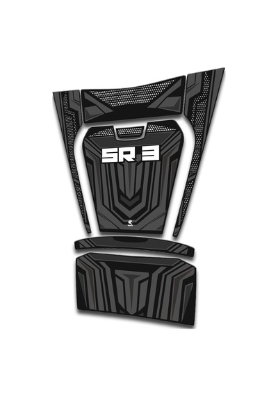 Voge Sr3 Tank Pad Seti Karbon Gri