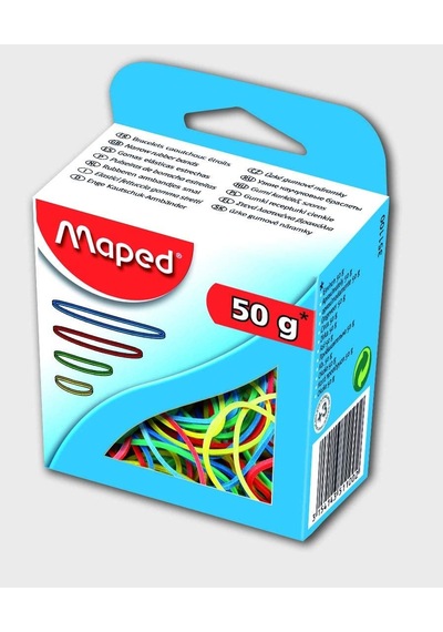 Maped Kauçuk Ambalaj Lastiği Renkli - 50Gr
