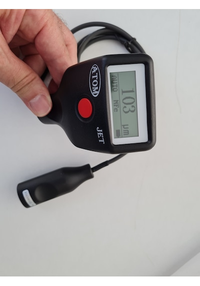 Kablolu Atom Jet Boya Ölçüm Cıhazı Demir+Alüminyum Ölçer Uzman