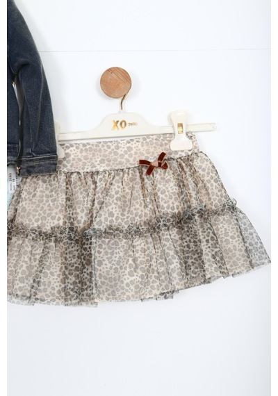 Xo Kids Kız Çocuk Etek Takmı 6-36 Ay 3190 Mavi