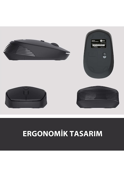 Lecoo WS202 Kablosuz 1200 Dpi Optik Mouse (Distribütör Garantili)