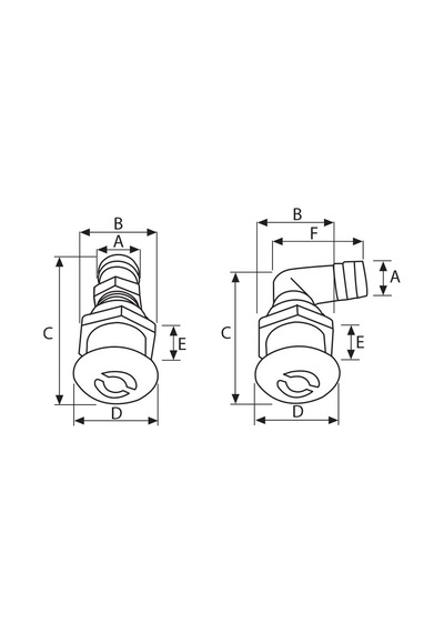 16mm Plastik Oval Tip Depo Havalandırma