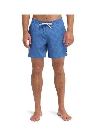 Quiksilver Stretch Printed Erkek Mavi Mayo