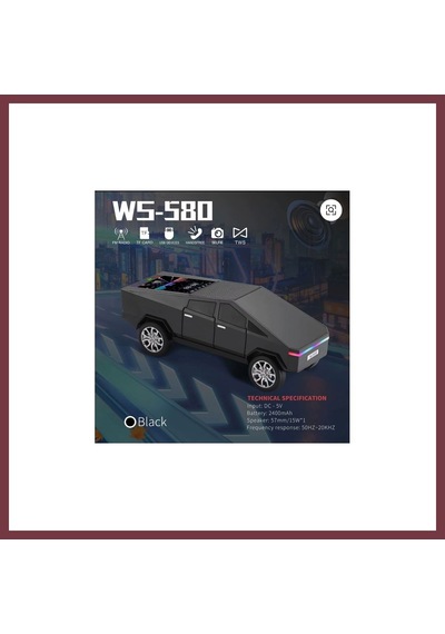 Storeşahin Wster Ws-580 Music Car Speaker Cybertruck, Led Shn0720