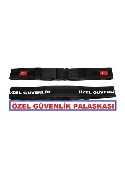 Özel Güvenlik Palaskası Türk Bayraklı Palaska Kemer