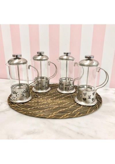 800 Ml Bitki Çayı Demleme Kupası Süzgeçli Çay Ve Kahve Kupası French Press Şeffaf
