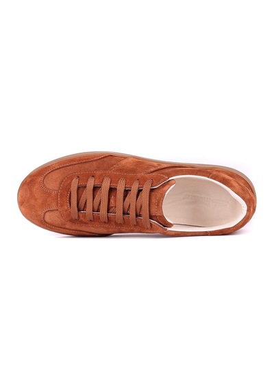 Shoetyle - Hakiki Süet Deri Taba Rengi Erkek Sneaker - 666-sh-10-129-1574