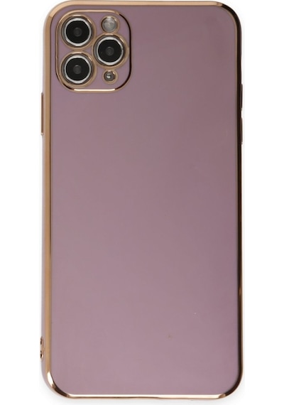 Apple Uyumlu iPhone 11 Pro Max Kılıf Luxury Seri Kamera Korumalı Silikon Kapak
