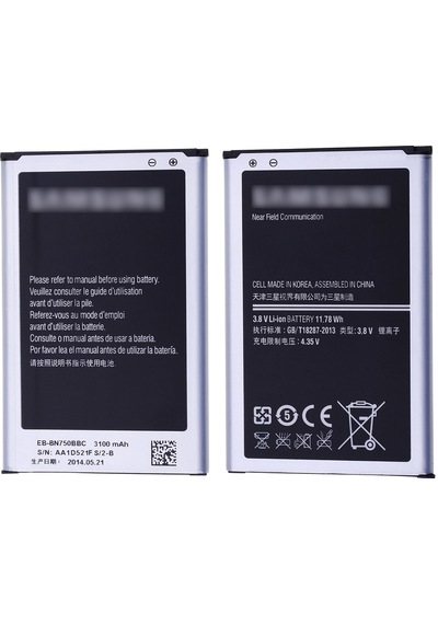 Samsung Uyumlu Galaxy Note 3 Neo N7505 Eb-Bn750Bbc. için Pıl Batarya