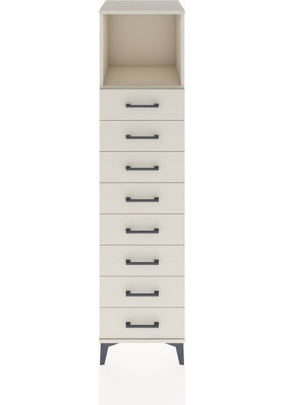 Hyperion Dolap Tek Raflı 8 Çekmeceli 44x44x182 Aytaşı-aytaşı Aytaşı