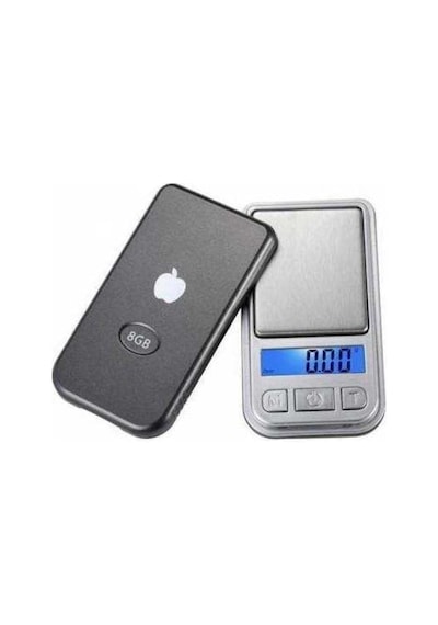 Hassas Cep Terazisi 200 Gram 0.01 Hassasiyet Müzik Çalar Elma Ipod Şeklinde Görünümlü Mini Tartı