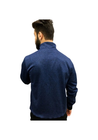 Erkek Lacivert Cepli Sweatshirt Siyah