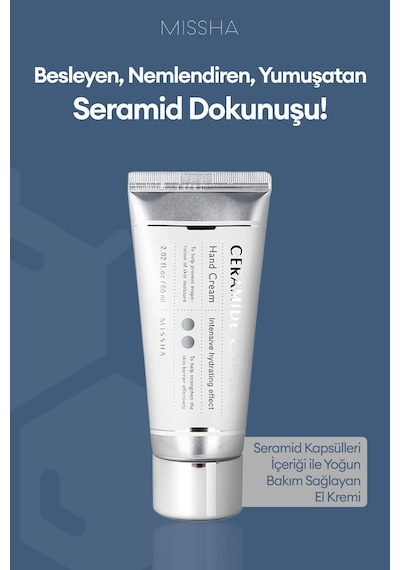 Seramid İçeren Yoğun Nemlendirici El Kremi Missha Ceramide Capsule Hand Cream