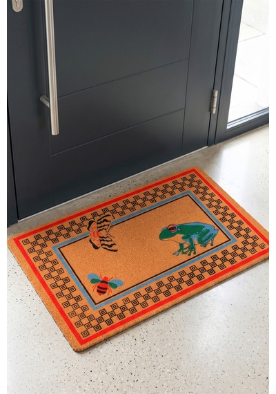 Villadia Home Textile Kapı Önü Paspası Kaymaz Taban Dekoratif Paspas Ev Giriş Antre İç Ve Dış Mekan Paspası 45x70 Cm 28ypycoco
