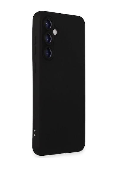 Newface - 445 - Samsung Galaxy S24 Kılıf Nano İçi Kadife Silikon - Edntrend - - Siyah Sıyah