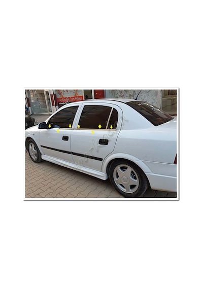 Opel Astra H Sedan Krom Cam Çıtası 4 Parça 2004-2009 Paslanmaz