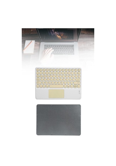 Touchpad Tüm Cihazlara Uyumlu Bluetooth Klavye Touchpad Slim Kablosuz Wifi Q Klavye Mh-hs9491-5901