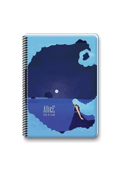 Keskin 179981 Defter A5 Alice Spr.sert 80 Yaprak Kar.410462