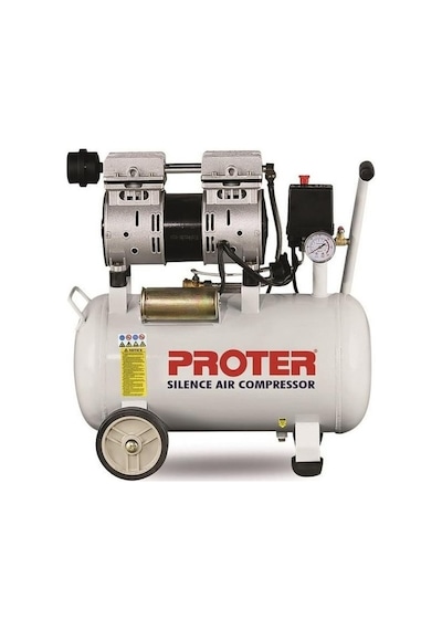 Proter 8 Bar 24 LT 42 dB Sessiz Yağsız Dişçi Kompresörü