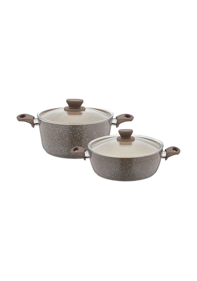Granit Ezme Tencere 2 Li Set