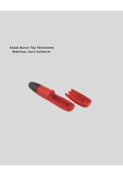Kulak Burun Tüy Temizleme Makinası Pilli Kırmızı Ergonomik Yeni Nesil Mh-hs0018-8033