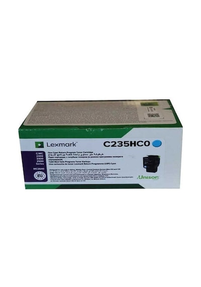 Tonersepeti Lexmark C235hc0 Mavi Toner