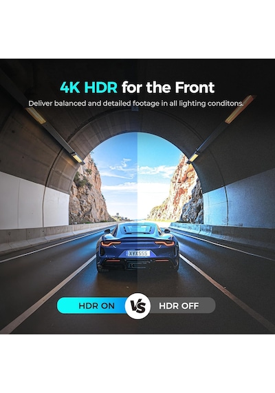 Ddpai N5 Dual 2. Nesil, 4k, Wi-fi, Gps Araç Içi Kamera