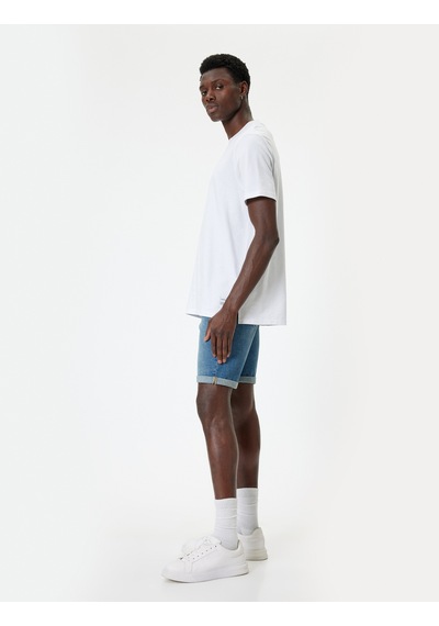 Koton Slim Fit Kot Şort Bermuda Düğmeli Cep Detaylı Petrol 4sam40029ıd Petrol Koton Slim Fit Kot Şort Bermuda Düğmeli Cep Detaylı Petrol 4sam40029ıd Petrol