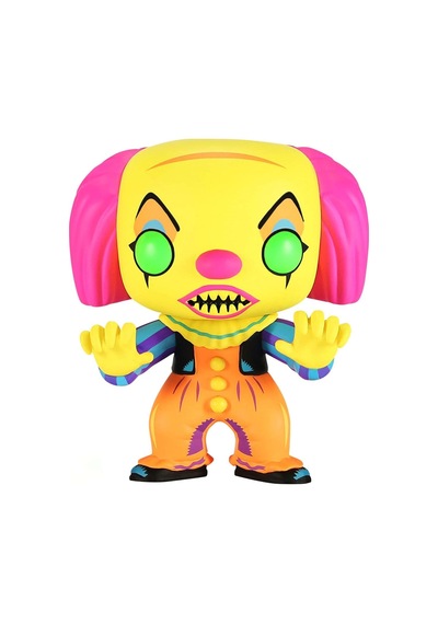 Funko Movie: It- Pennywise Black Light Exc , Collectible Action Vinyl Figure