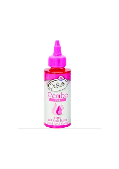 Dr.Gusto Likit Sıvı Gıda Boyası Pembe 115 G