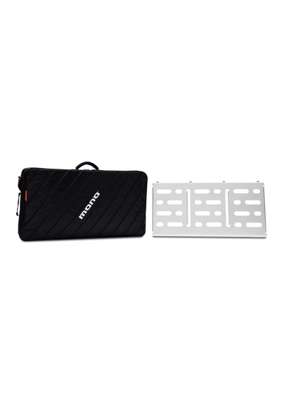 Mono Pfx-pb-l-slv-bdl Large Pedalboard Silver & Touraccessory Case 2.0