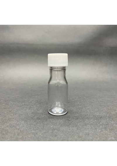 10 Cc Pet Şişe - Beyaz Kapaklı - 10 Ml Plastik Şişe X 10 Adet